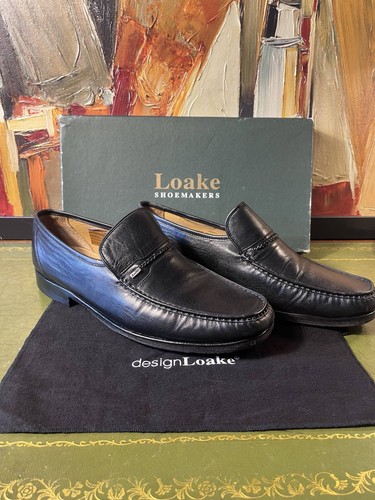 Loake reno black leather - reno,