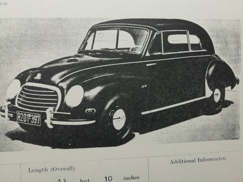 Dkw 6 1953 police - =,