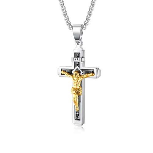 Cross pendant necklace jesus - cross,