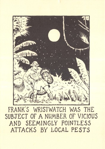 Glen baxter postcard - baxter, franks