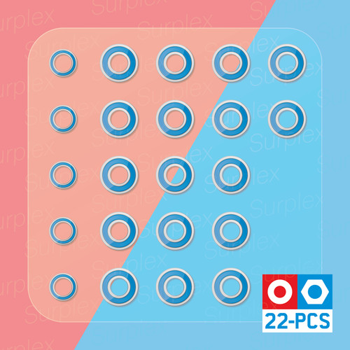 Ball bearing kit hop - 22-pc,