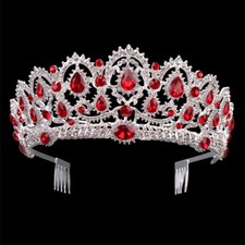 6cm Tall Crystal Large Tiara