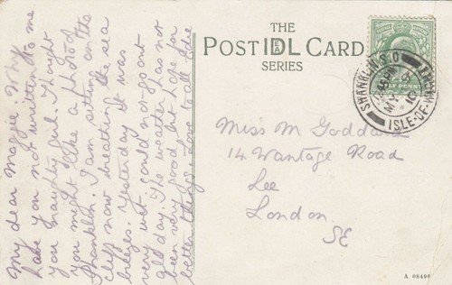 Postcard genealogy maggie - postcard,