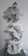 Vintage Table Lamp Dolphin