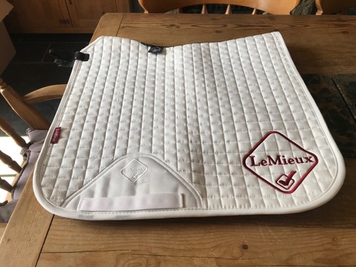 Lemieux white saddle pad - white,