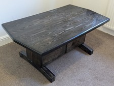 Solid wood coffee table