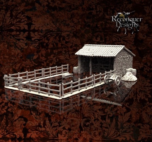 Unpainted printed medieval - 3d,