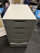 ikea alex drawers white