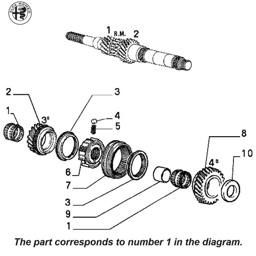 Genuine alfa romeo - romeo, gearbox
