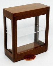 Dolls House Shop Display Small Wood And Perspex Shelf Unit Accessory tumdee