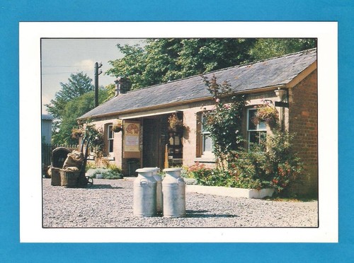Postcard staverton station - staverton,