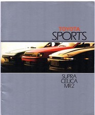 Toyota Sports Range 1986-87 UK
