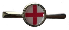 ENGLAND ST GEORGE FOOTBALL TIE SLIDE BAR FREE UK POST