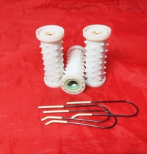 Carmen Heated Hair Rollers Green End Medium x 3 & 3 x Pins #CRG1