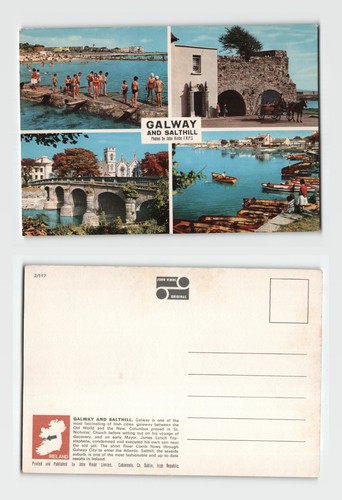 Postcard galway and - postcard, salthill