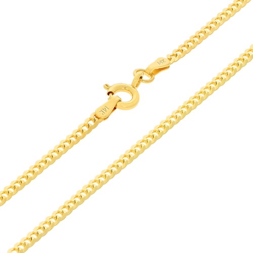 14k yellow gold 2mm - yellow,