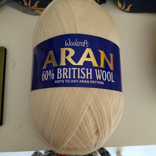 Cream woolcraft aran - woolcraft,