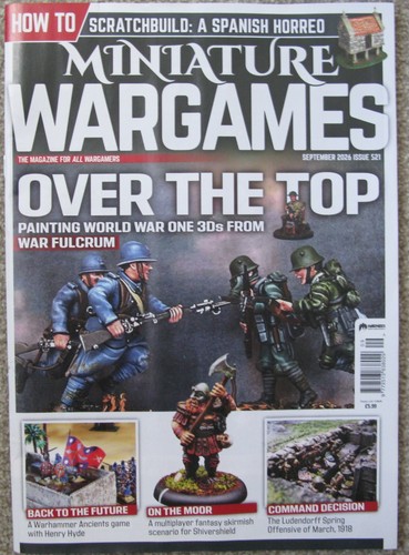 Miniature wargames september - wargames,