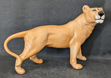 Beswick Lioness Figure ~ Porcelain ~ Right Facing ~ Height 15cm
