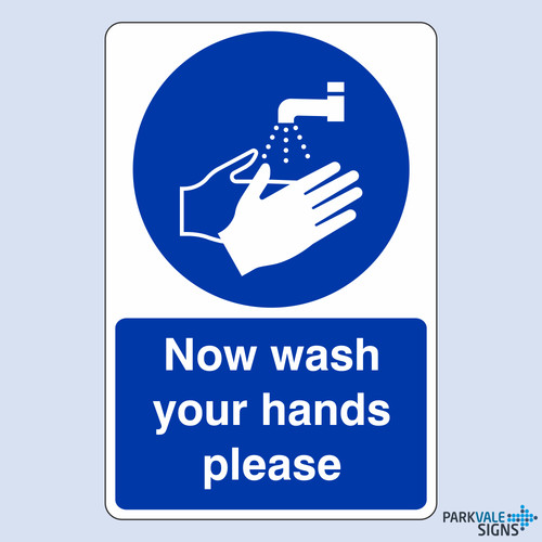 Now wash your hands please - now,