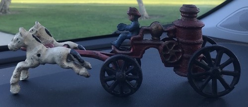 Cast iron horse drawn fire - cast,