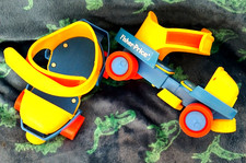 Vintage Fisher Price 1989 Roller Skates 3-2-1 Grow Adjustable 1980's Retro Fun