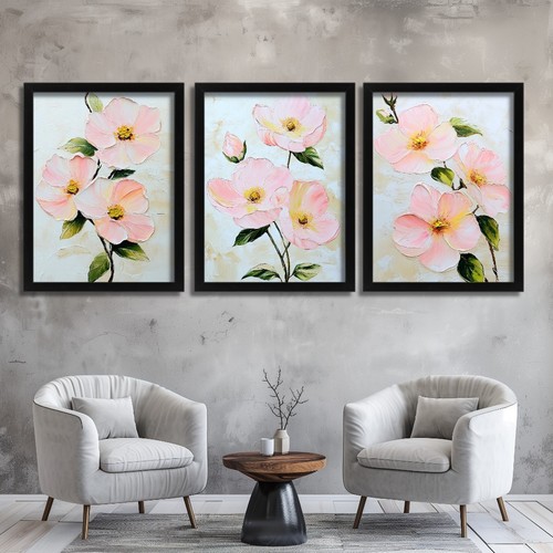 Shabby chic floral wall - shabby,