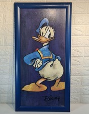 Disney Donald Duck Art Print Framed Blue Picture 37-001 Sunshine Holland 77x40cm