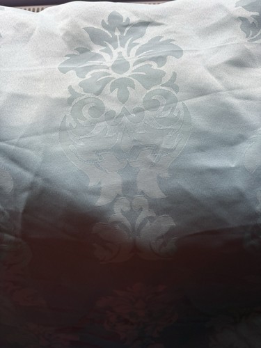Pale blue curtains pencil - blue,