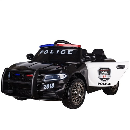 Kids electric ride police - on,
