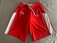 Nike mens gym shorts Red S Shooters Football Soccer Silky Vintage 90’s Scally