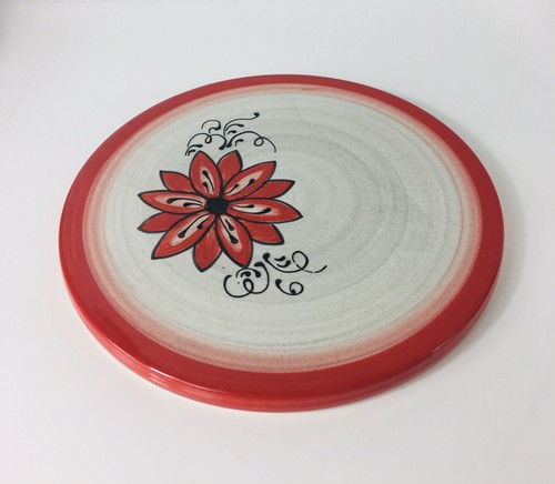Vintage ceramic trivet - ceramic, turkish