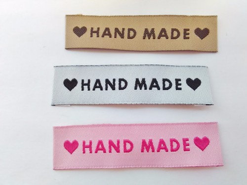 Handmade fabric labels - fabric,