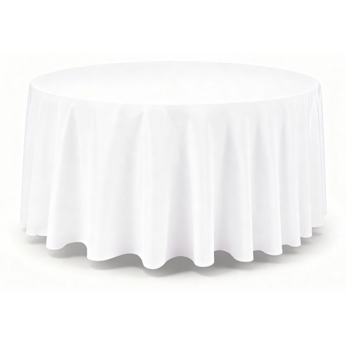 Polyester tablecloth round - tablecloth,