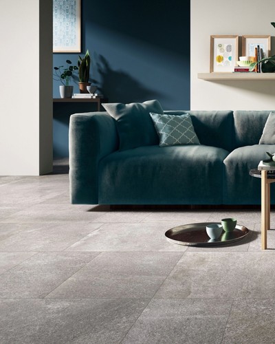 Ice grey matt stone - stone, effect