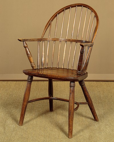 Antique ash elm windsor - antique, &