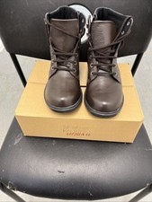 DB Ladies Extra Wide 4E Width Zip Lace Up Ankle Boots Size 5