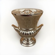 silver plated vintage bud vase