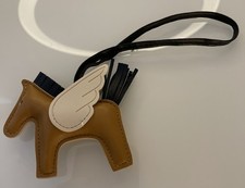 Handbag Charm Brown Leather Horse Pony Pegase