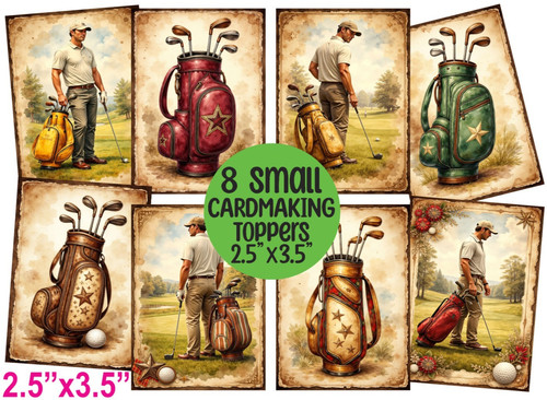 Small card toppers vintage - 8,
