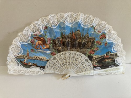 Vintage venice hand - vintage, fan