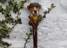wooden walking stick hand