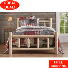 Rustic Cedar Log Bed Queen