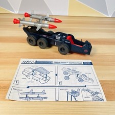 Vintage GI JOE G.I. JOE Cobra Adder Complete Vehicle Vintage 89 Hasbro w/ Manual