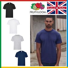 Fruit of the Loom Heavy Cotton T-Shirt / Mens Plain ROUND NECK TEE, Short Sleeve