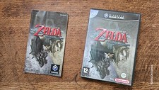 CASE & MANUAL NO GAME - NINTENDO GAMECUBE - LEGEND ZELDA TWILIGHT PRINCESS #RC1