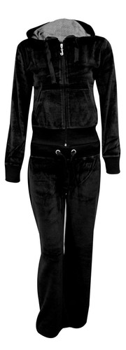 Ladies piece casual velour - piece,