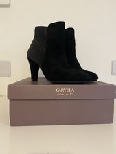 Carvela Comfort Rosie Black Suede Ankle Boot EU 39 UK 6 Never Worn Boxed