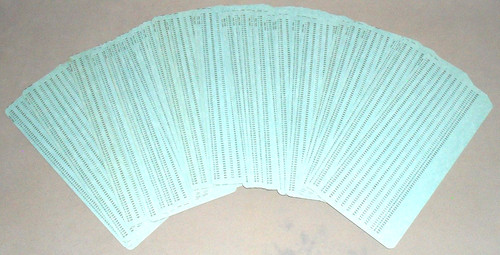 Ibm computer punch cards - 64,