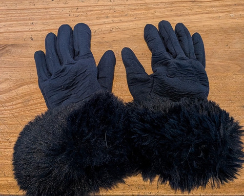 Dark blue soft - women's, gloves